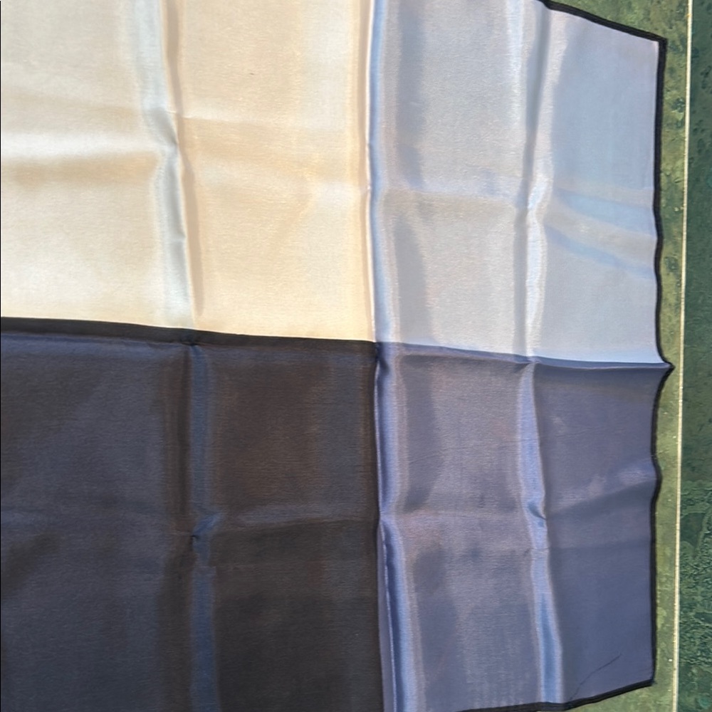 Neiman Marcus Colorblock Silk Scarf